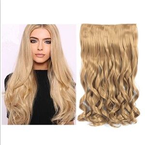 20” Light Brown Clip In Hair Extensions